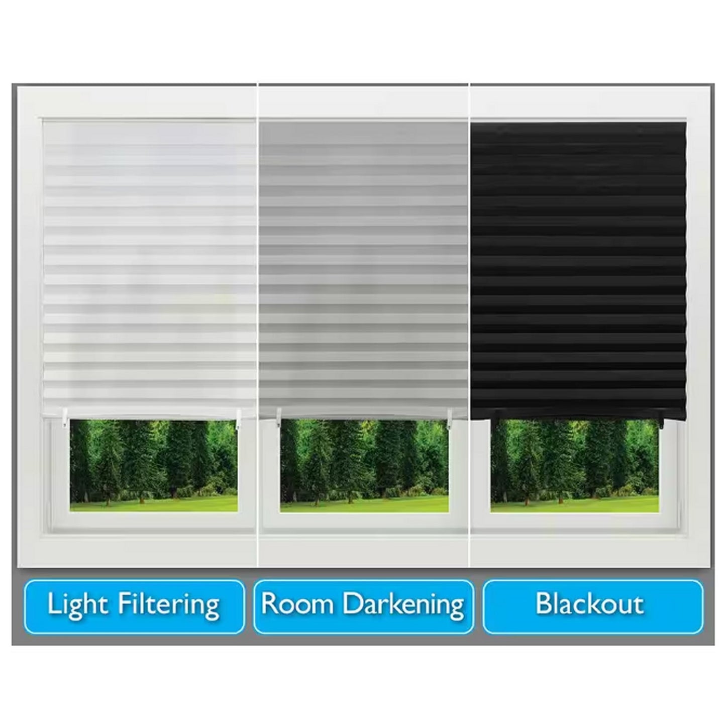 Redi Shade Cafe Paper Light Filtering Window Shade - 36 in. W x 72 in. L