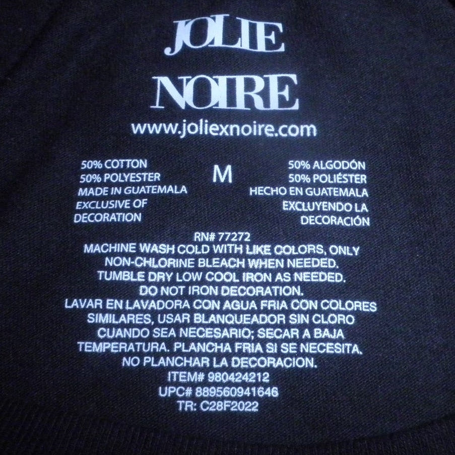 Jolie Noire Men's Med Black History Graphic Print Short Sleeve Crewneck Tee