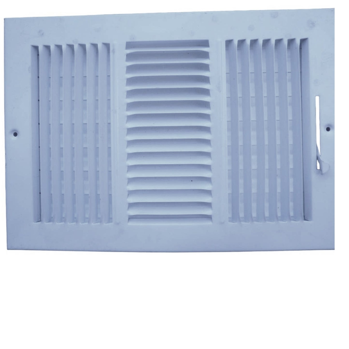 Everbilt 12 in. x 8 in. 3-Way Steel Wall/Ceiling Register in White, NIP