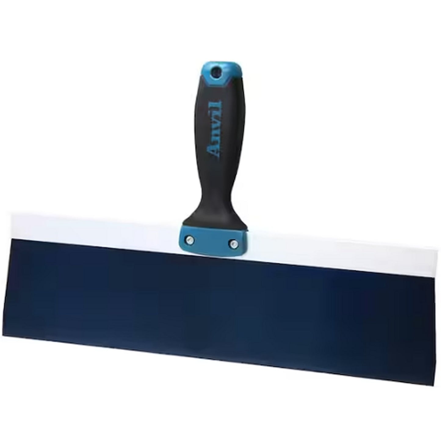 Anvil 14 in. Blue Steel Taping Knife with Soft Grip 5 in. Handle