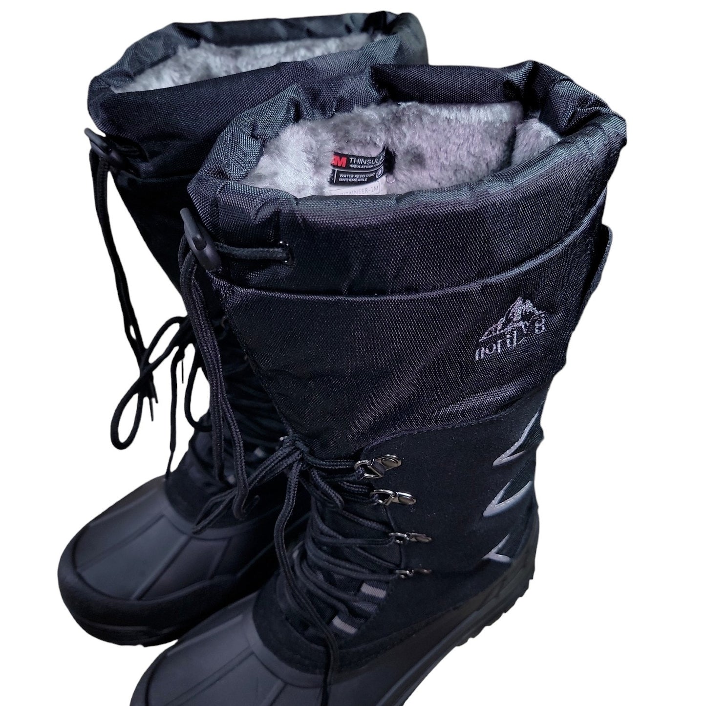 Nortiv 8 Mountaineer-2M Impermeable, Wet Weather, Winter Hiking Boots, Size 8