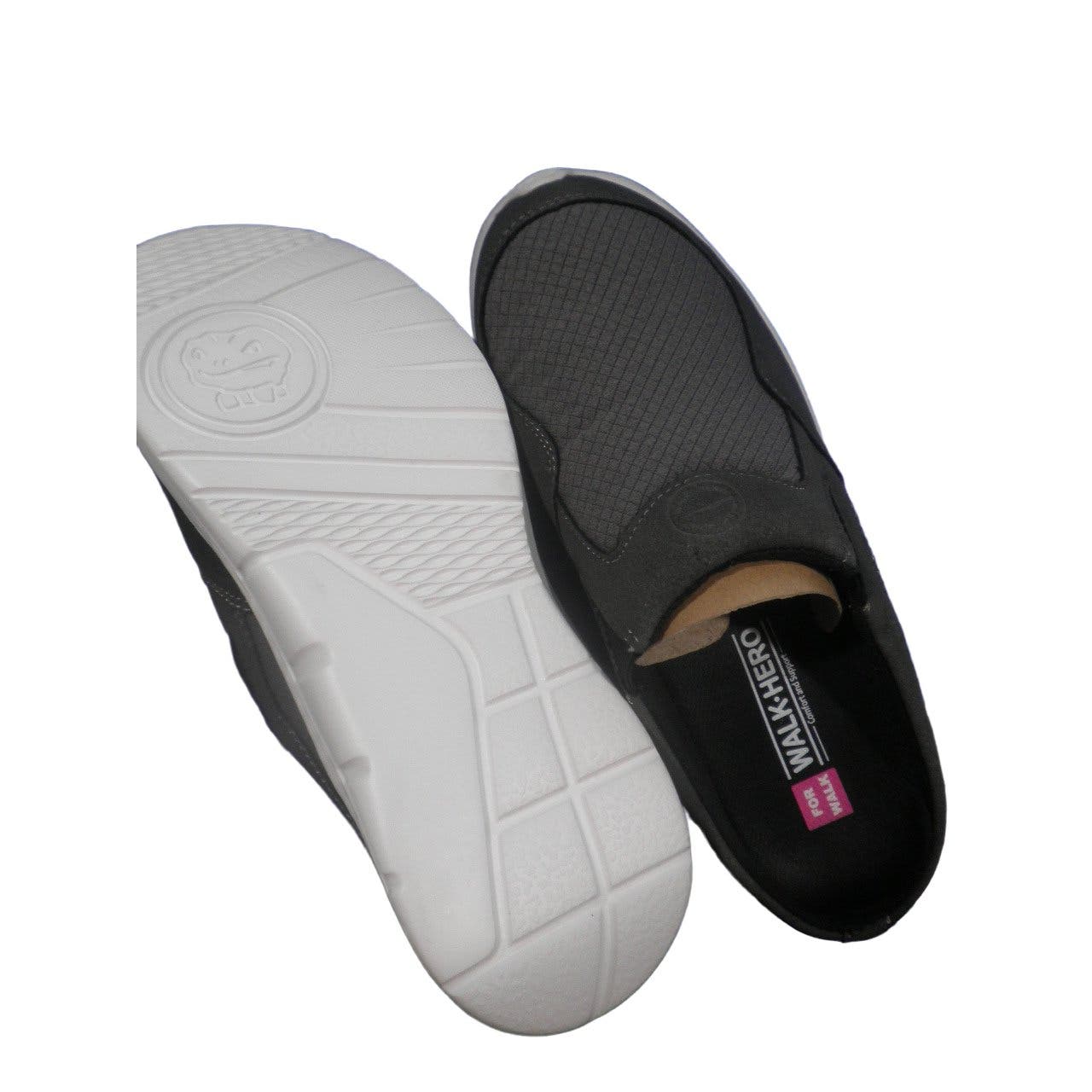GECKO MAN, Walk-Hero, Size 5, Women's Slip-On Mule Sneakers w/ Arch Support