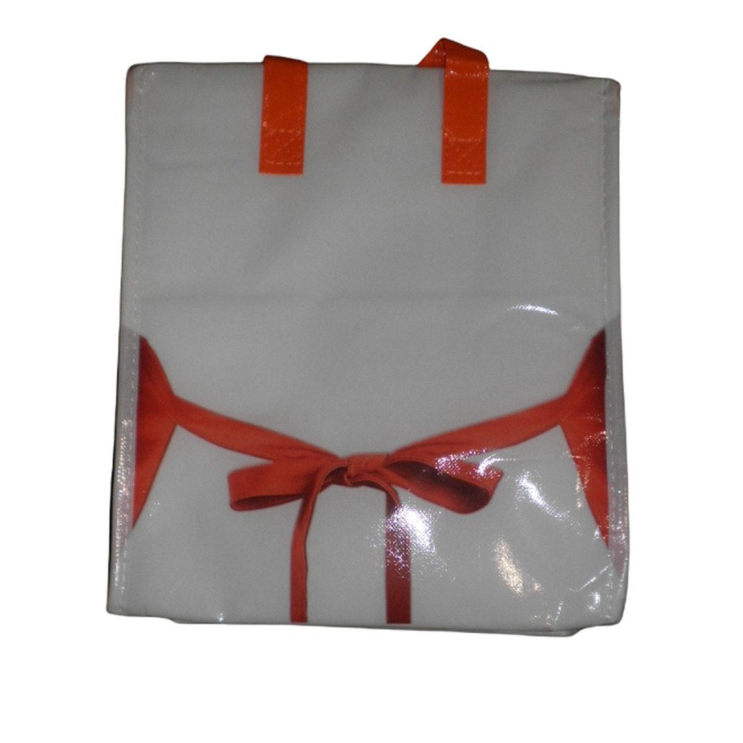 Insulated Lunch Bag, Zipper Closure, 12x10x6 inches, For 6-Pack, Lunches, Snacks