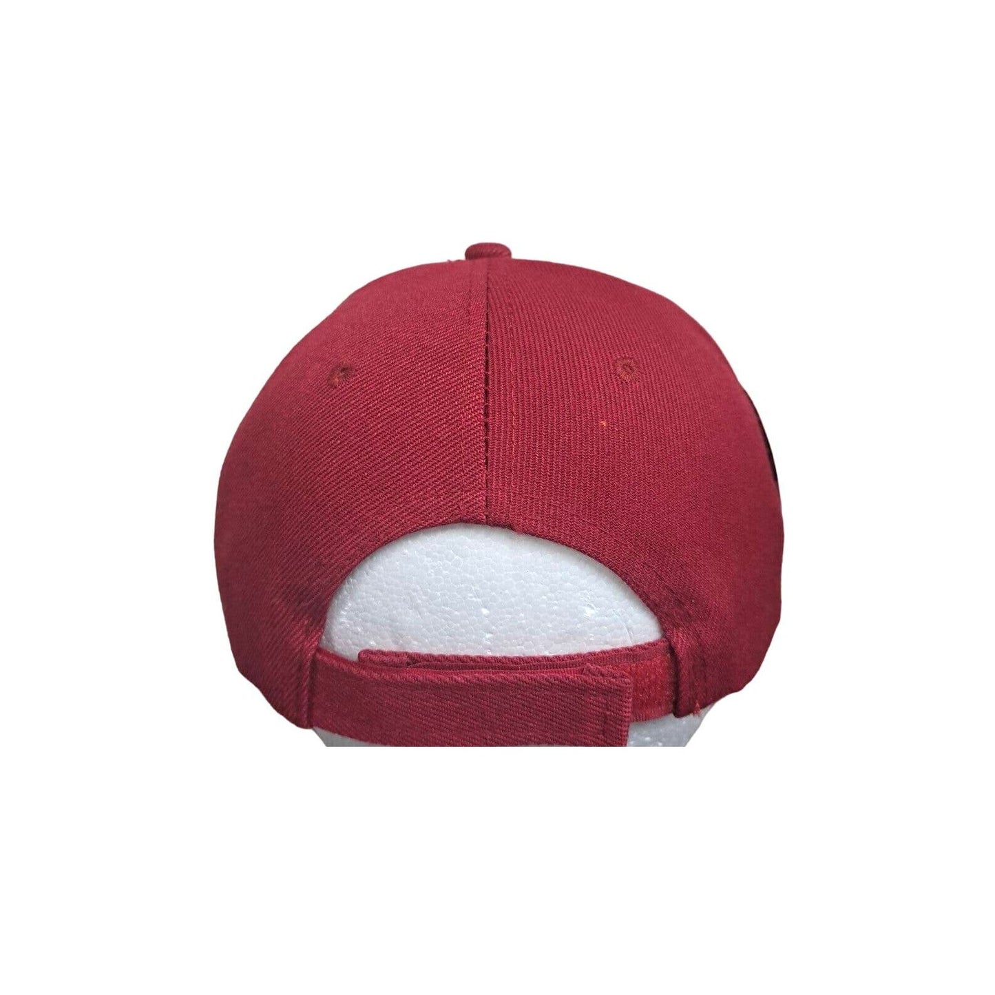 Embroidered Alabama Baseball Cap, Crimson Red w/ Gray Embroidery, Trucker Hat