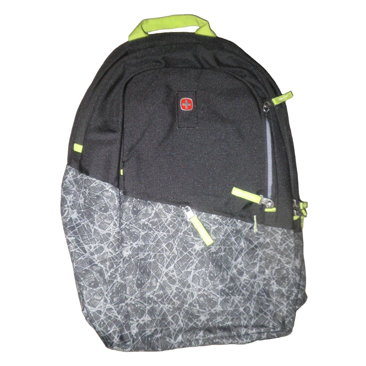 Wenger Criso - Laptop carrying backpack - 16-in. - Black, Ice Gray - Free Shipping