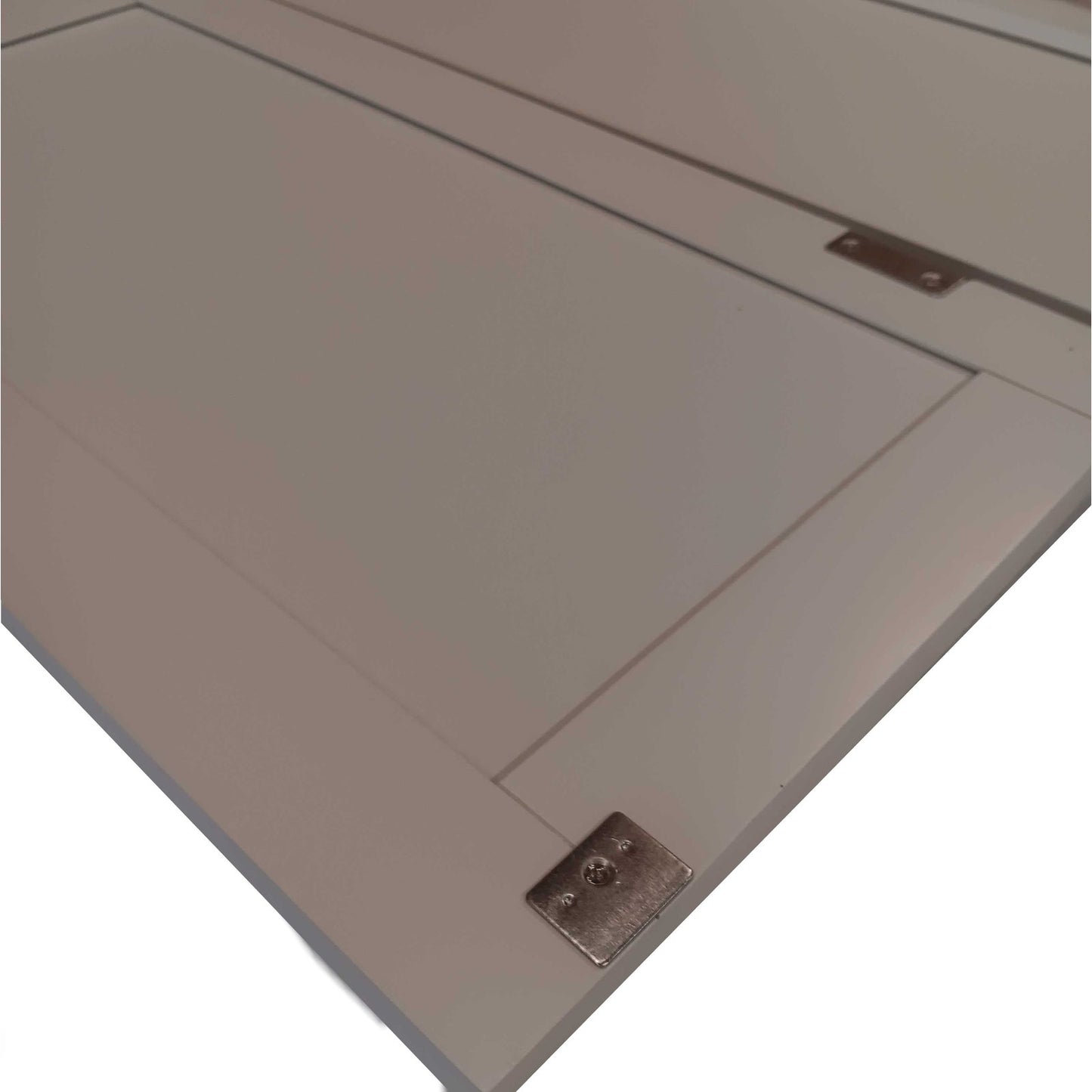 Set/2 Wood Cabinet Doors 13"W x 46-5/8"H x 3/4"D Off-White, Hardware Included- LOCAL PICKUP ONLY