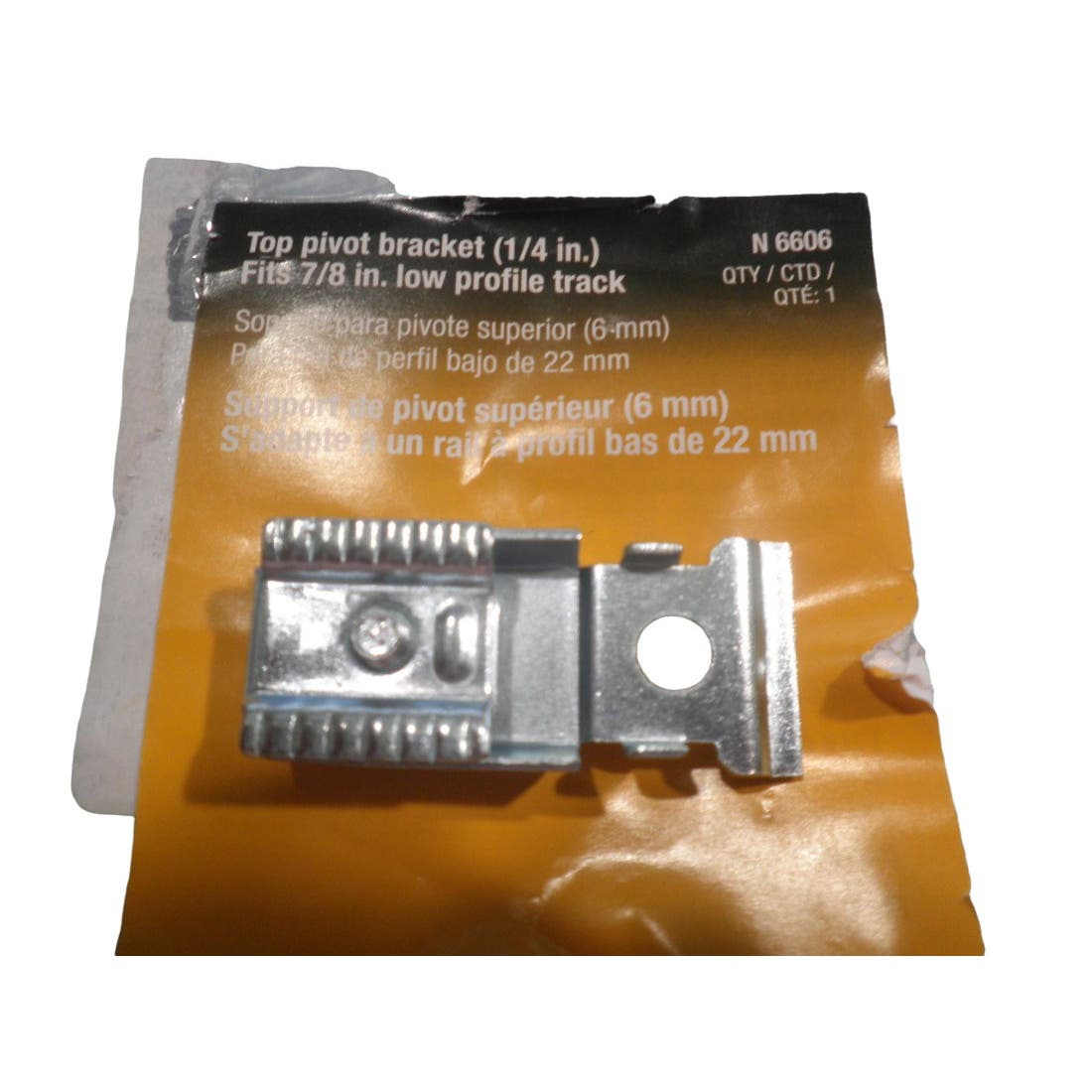 Adjustable Pivot Bracket, 1/4 in. Outside Diameter x 1-15/16 x 3/4 , Top Mount,