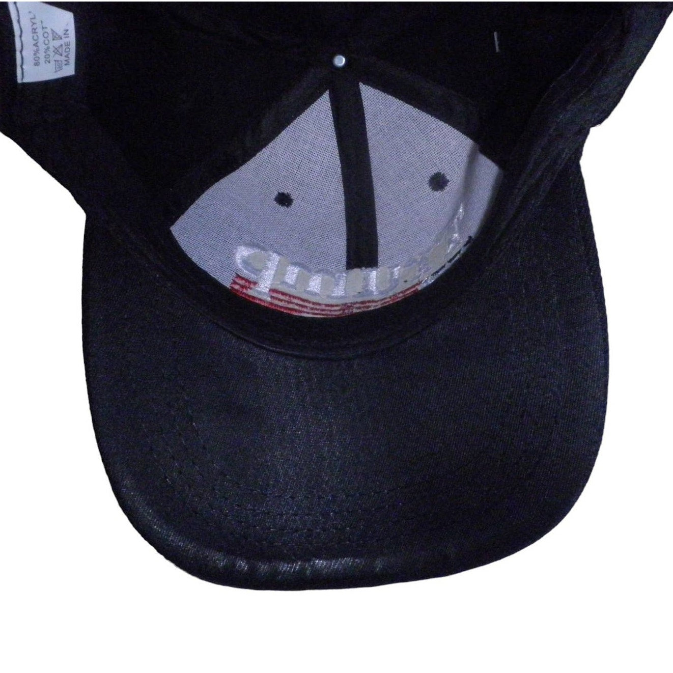 Embroidered Trump 2020 Ball Cap, Black & Red/White/Blue Embroidery, Trucker Hat