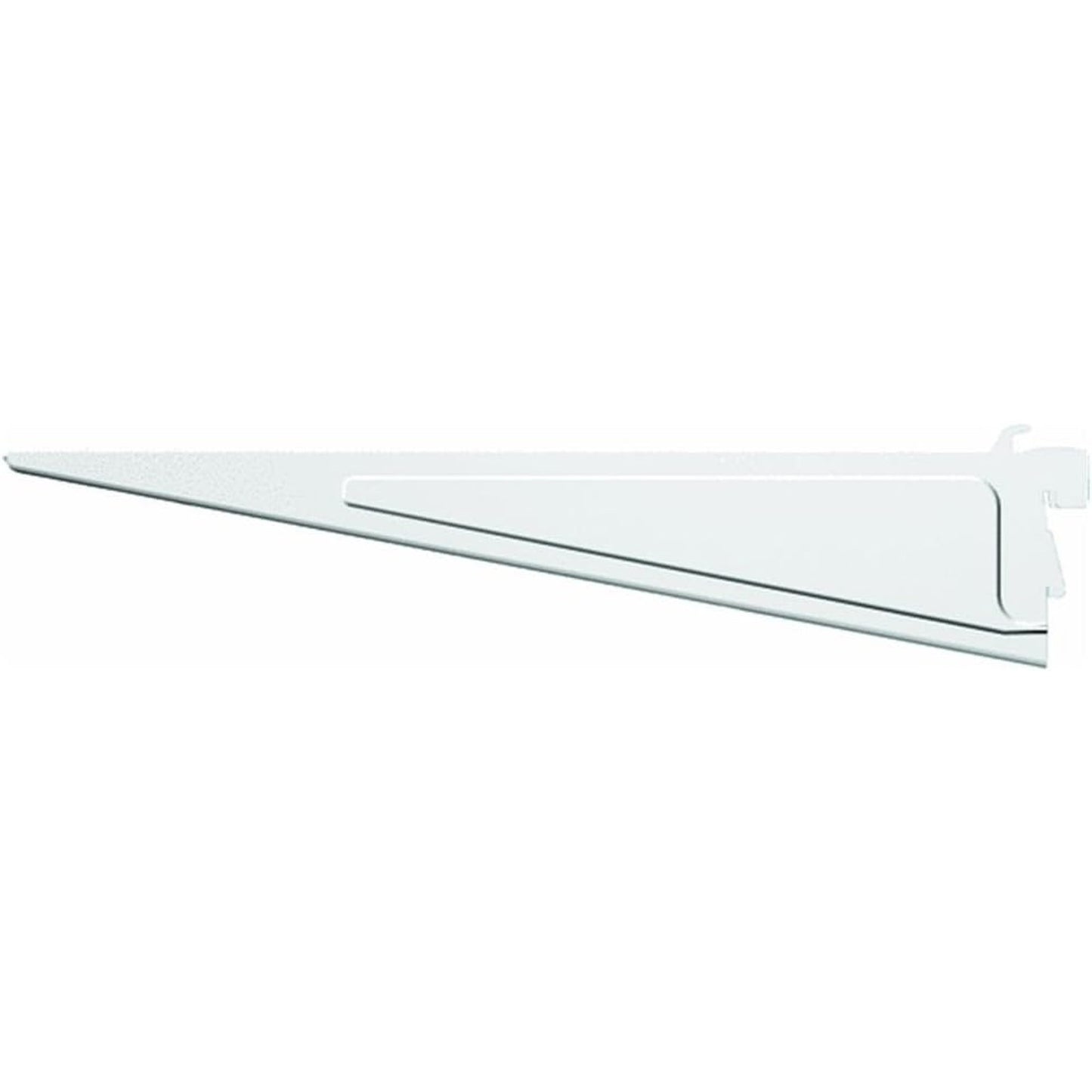 12-PK ClosetMaid 2853 ShelfTrack 12-Inch Locking Shelf Brackets, White, 12-PK