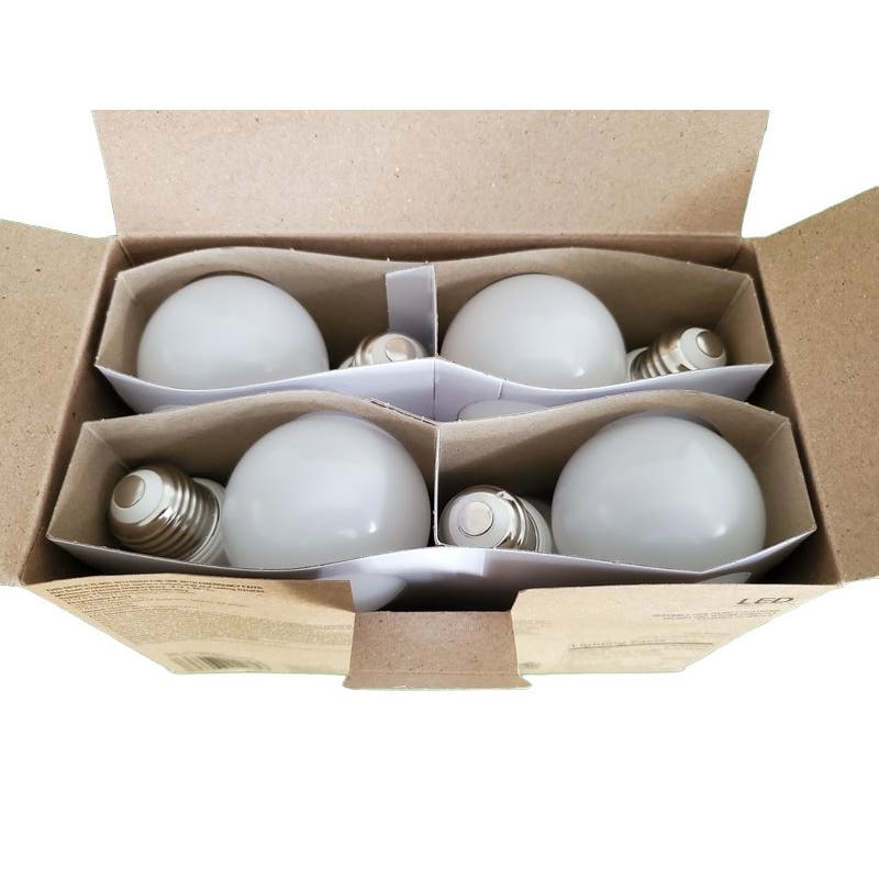 Household A19 4.5=40W Non-Dimmable LED Light Bulb Daylight (8-Pack) -Free Ship