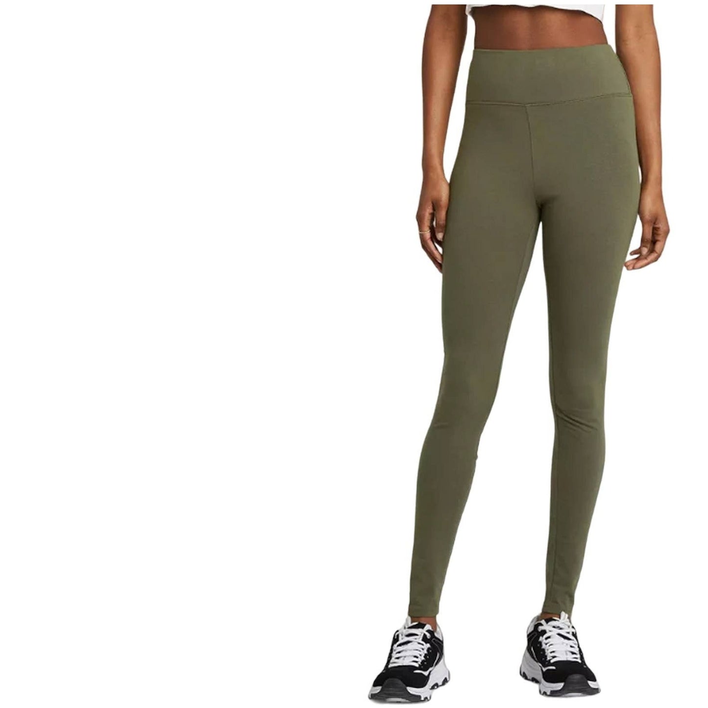 Wild Fable MED Women's High-Waisted Classic Leggings - (Medium, Deep Olive)