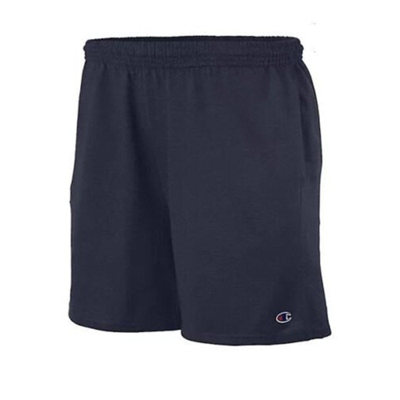 Champion Men's XXL Authentic Athleticwear French Terry Shorts, Navy Blue