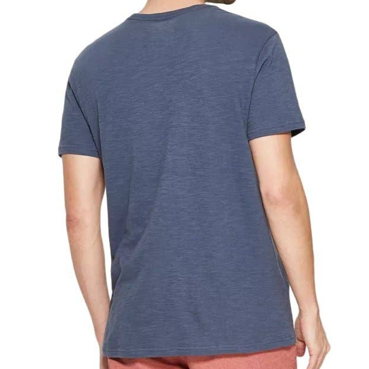 Goodfellow Small Mens Short Sleeve Slub Pocket T-Shirt - Subdued Blue