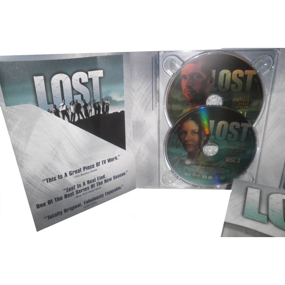 Lost: Season One (7-DVD Set, 2005) Matthew Fox, Evangeline Lilly, Terry O'Quinn