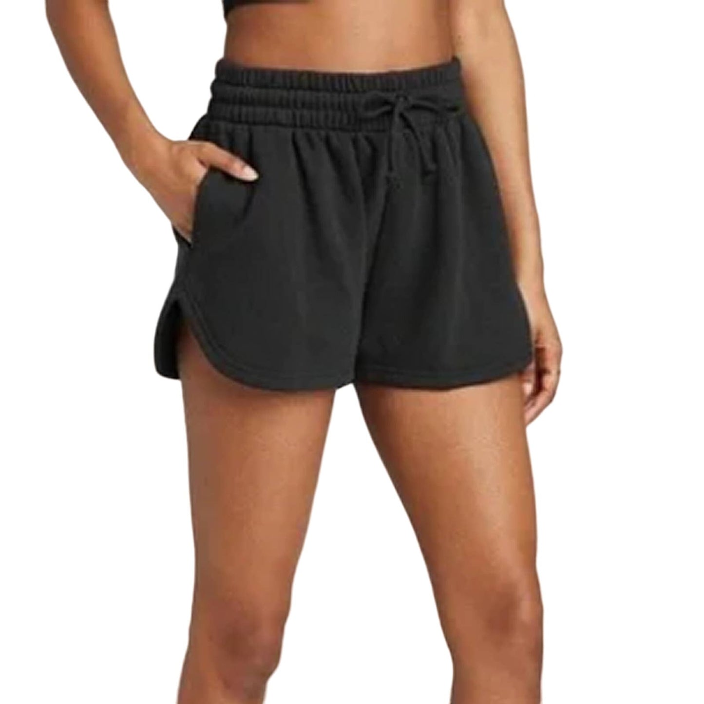 High Rise Dolphin Shorts, XL, w/ Side Pocket by Wild Fable