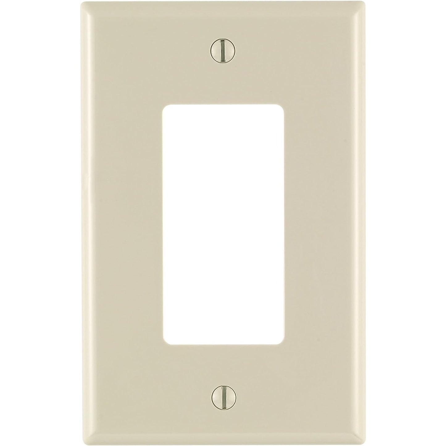 10=PK Leviton PJ26-TM, Light Almond, Decora Nylon Wallplates, 1-Gang, Midway