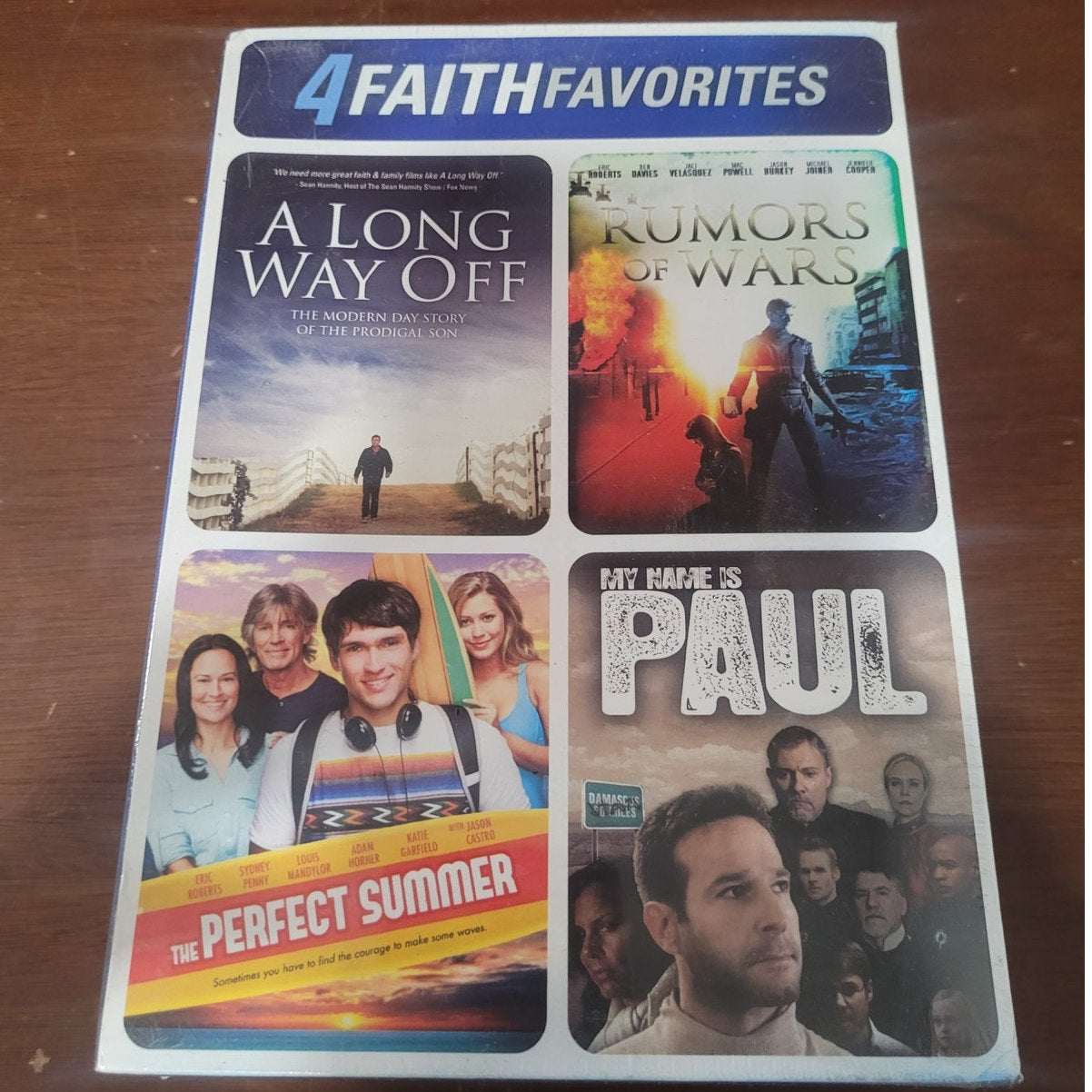 4 Faith Favorite DVDs Long Way Off Rumors of Wars Perfect Summer My Name is Paul