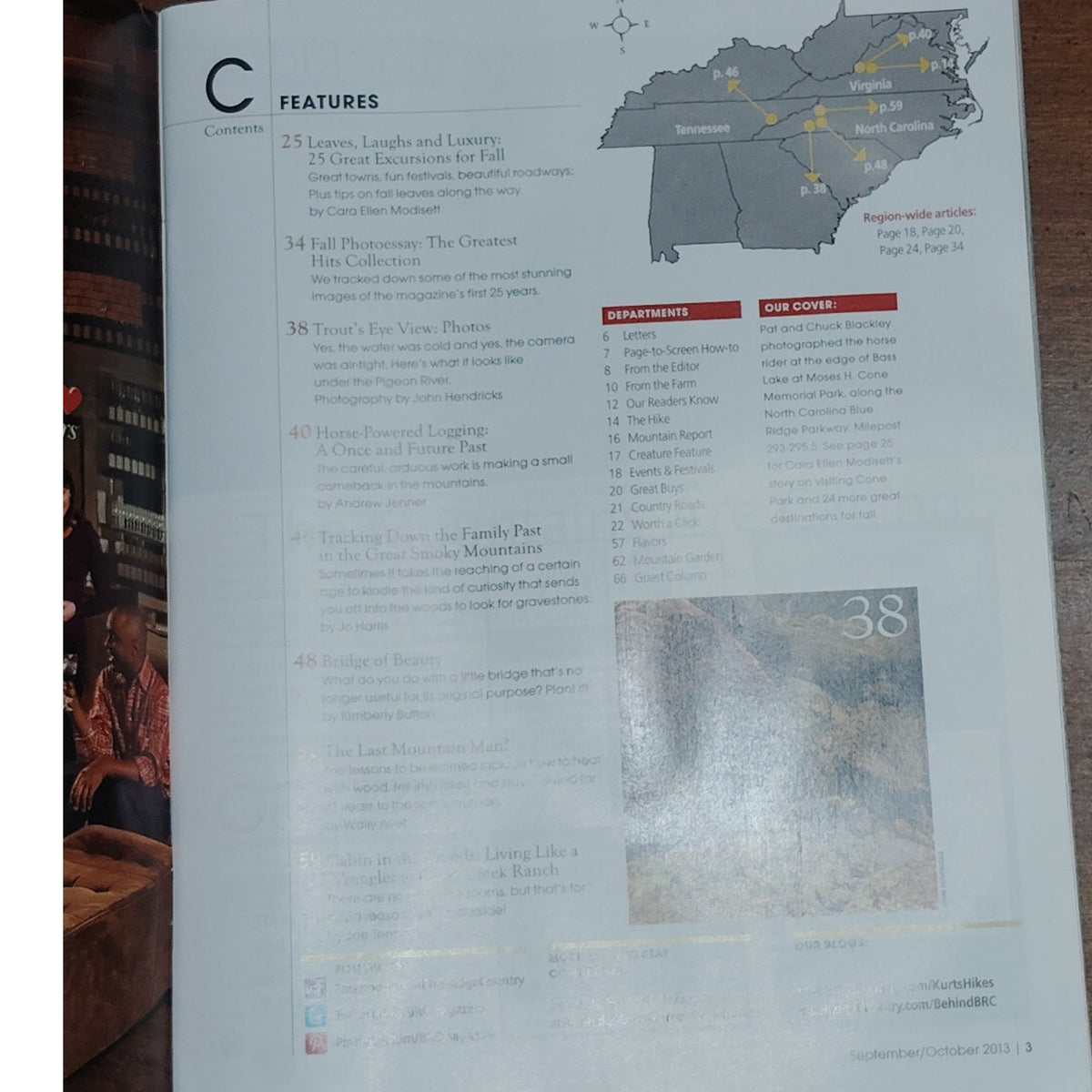 Blue Ridge Country Magazine Sep/Oct 2013- 25 Great Fall Treks Leisure Publishing