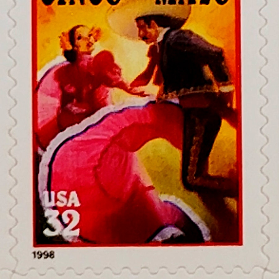 1998 Cinco de Mayo Plate Block of 10 MNH – Scott 3203 Holiday Series