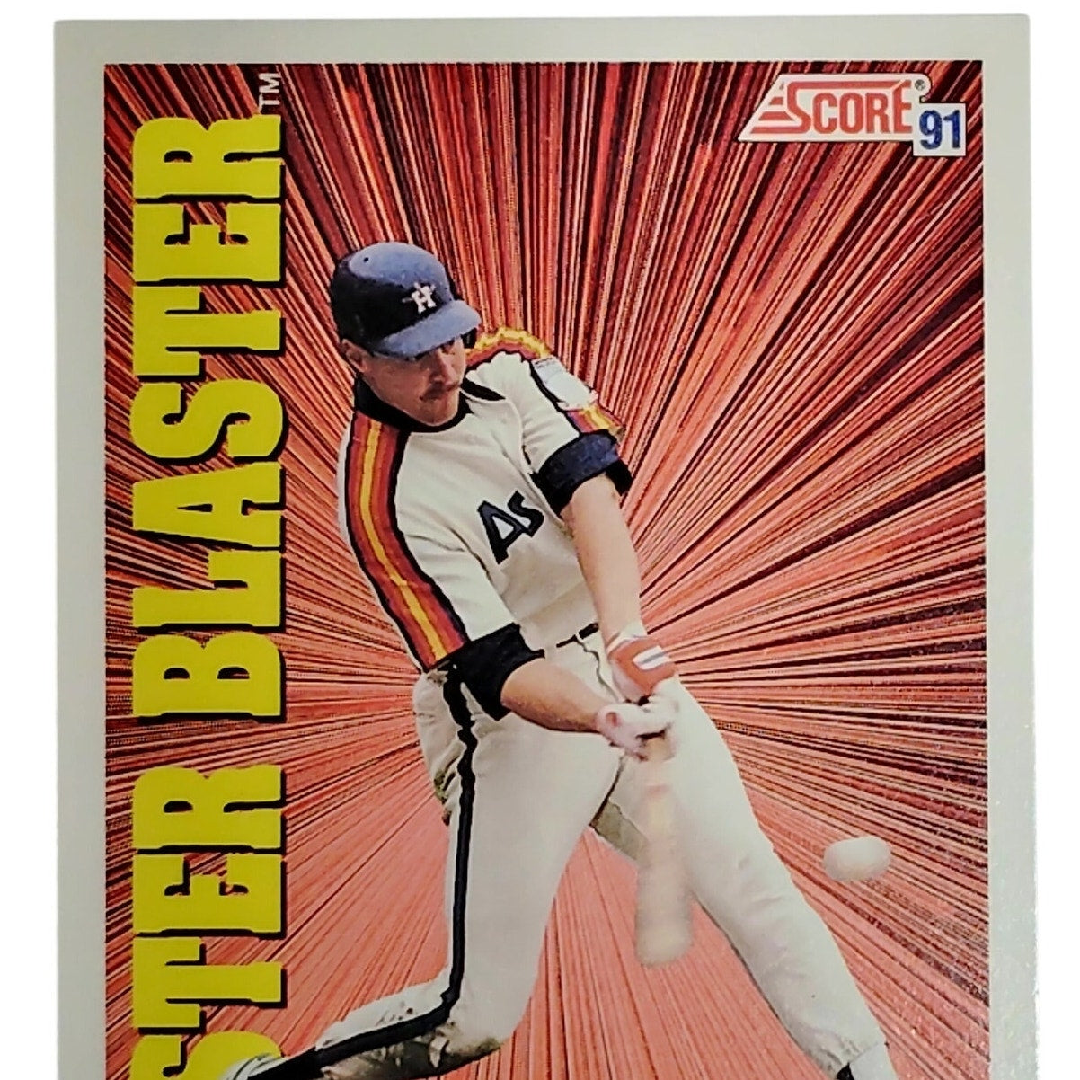 1991 Score Master Blaster Glenn Davis Card #405 Houston Astros 1B VG/EX