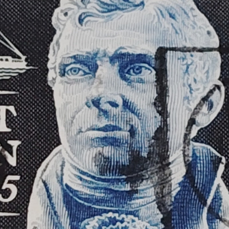 1965 Scott #1270 – 5¢ Robert Fulton / Steamboat Bicentennial – Canceled