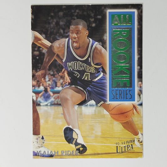 1993-94 Ultra Isaiah Rider All-Rookie #12 Timberwolves NBA Hall of Fame Guard