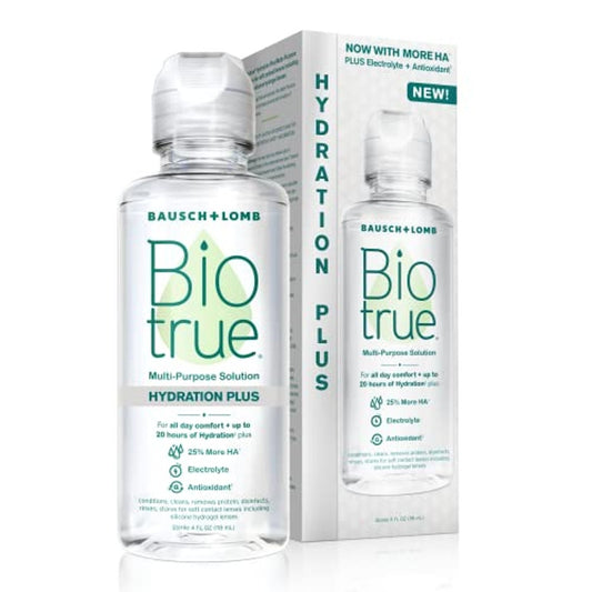 Biotrue Hydration Plus Multi-Purpose Solution, 4 Fl Oz