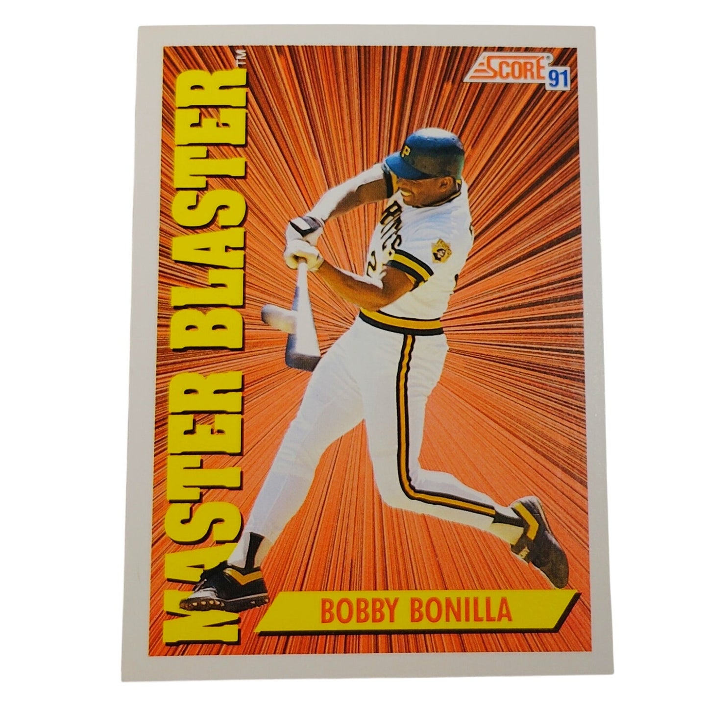 1991 Score Bobby Bonilla #402 Pittsburgh Pirates Master Blaster Power Hitter NM