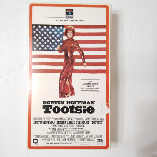 Tootsie VHS 1982 Dustin Hoffman Jessica Lange Sydney Pollack Comedy