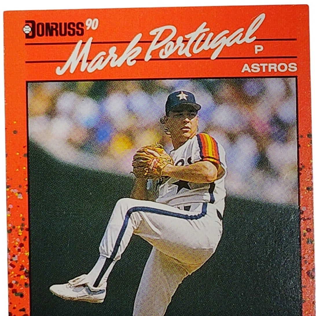 1990 Donruss #542 Mark Portugal Houston Astros Pitcher - VG/EX