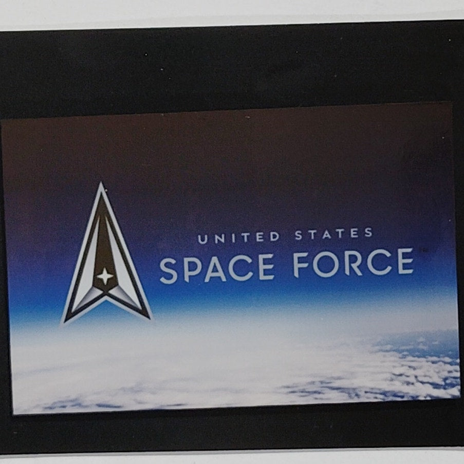 United States Space Force Magnet 3" x 2" Hard Plastic, Earth View & Delta Design