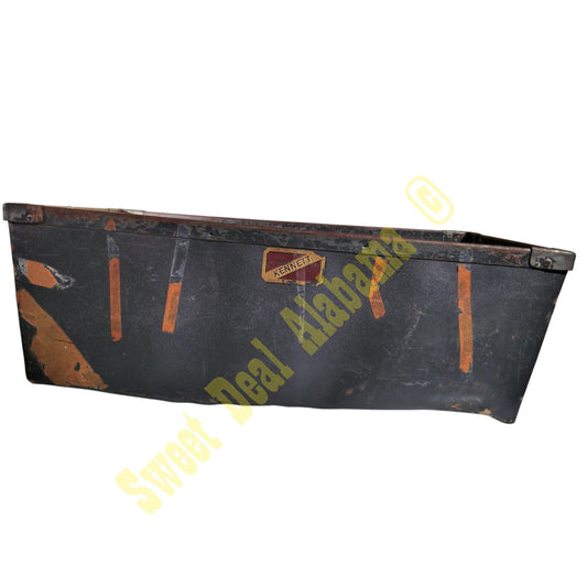WWII Fibre Specialty Mfg, Kennett Vulcanized Fiber Handle Drawer, 24" x 12" x 9"