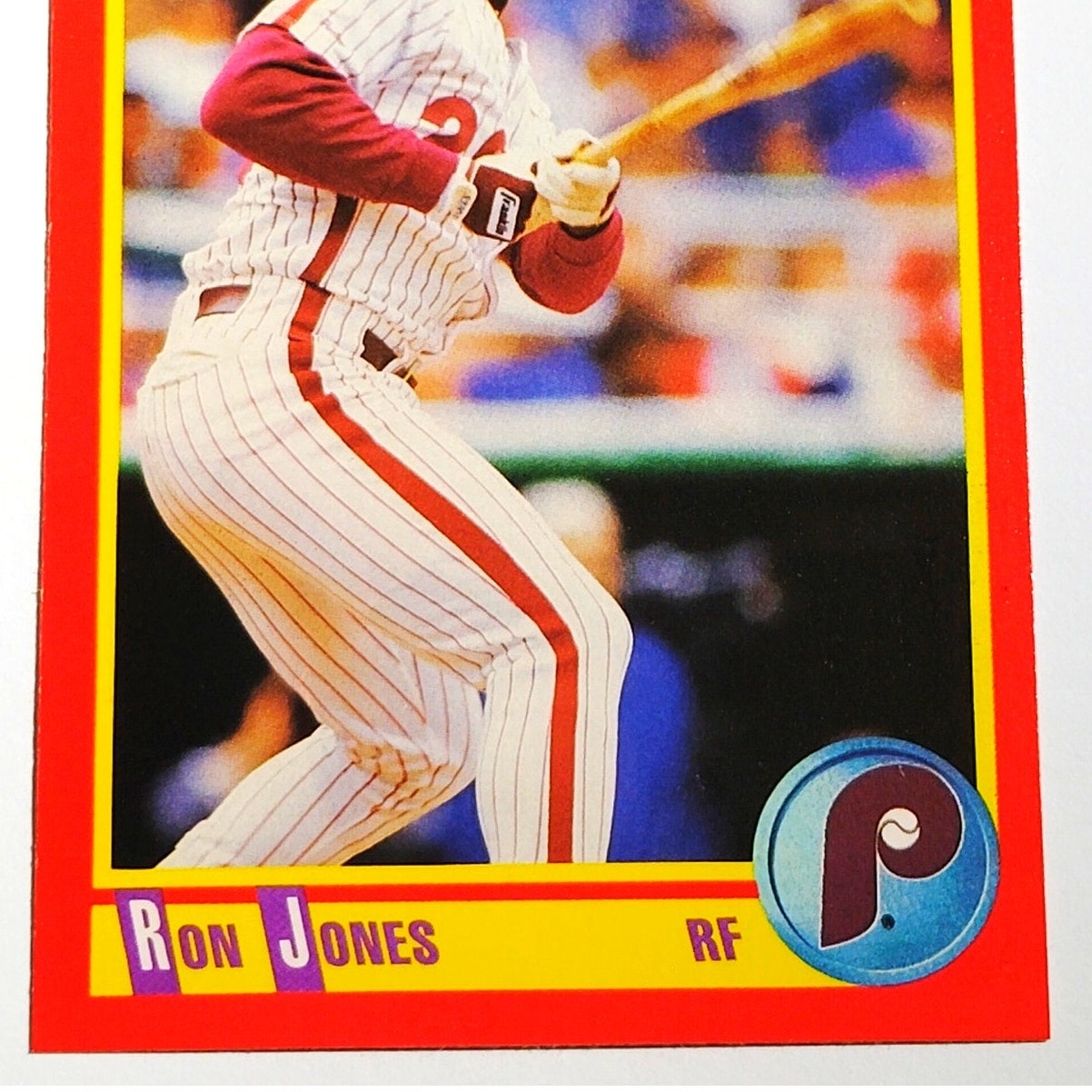 1990 Score Ron Jones #364 Philadelphia Phillies Outfielder MLB Baseball EX