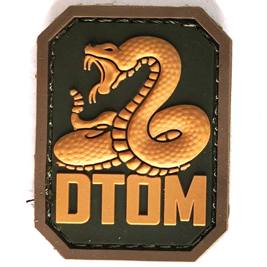 Monkey DTOM PVC Morale Patch – MultiCam OCP – Hook Back – 2" × 1‑1/2"