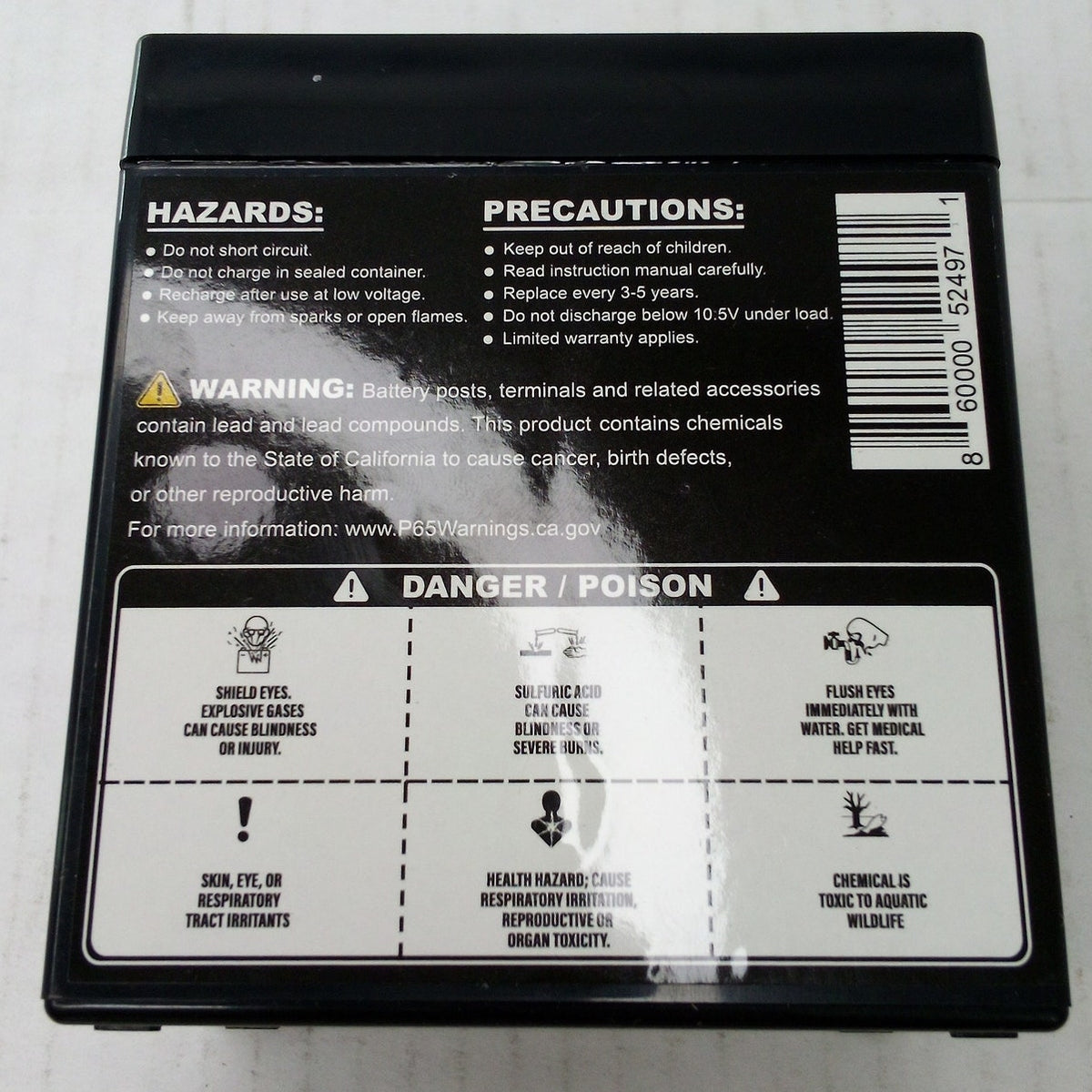 MightyMax ML5-12 12V 5Ah SLA AGM Sealed Lead Acid Battery F1 Rechargeable