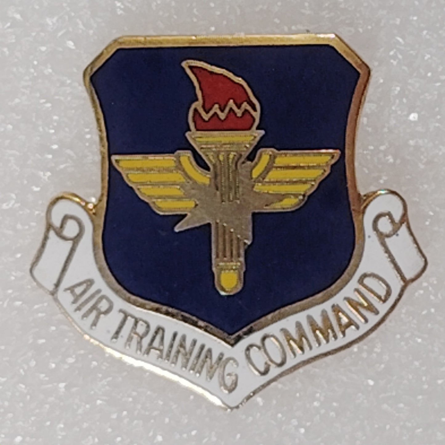 U.S. Air Force Air Training Command Shield Novelty Hat/Lapel/Brooch Pin, Metal