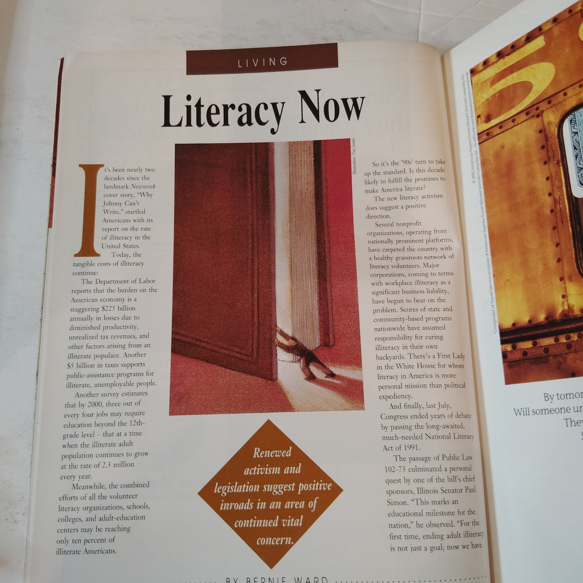 Delta SKY Magazine - April 1992 In-Flight Publication - Vintage Collectible