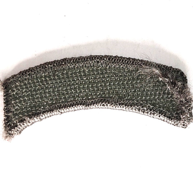 US Army Airborne Tab Embroidered Patch Subdued 2‑1/2" × 1" Hook Back