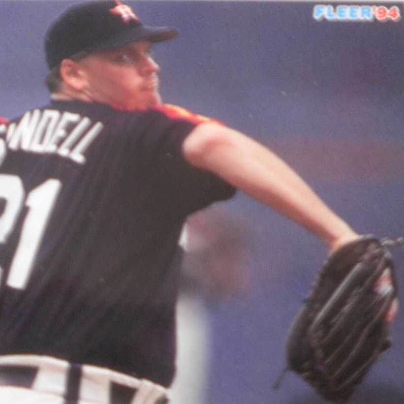 Greg Swindell, Houston Astros, #500, 1994 Fleer Baseball Collector's Card