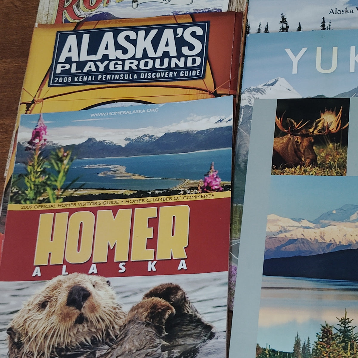 Vintage Alaska & Yukon Travel Ephemera Lot - Brochures & Guides 2009+