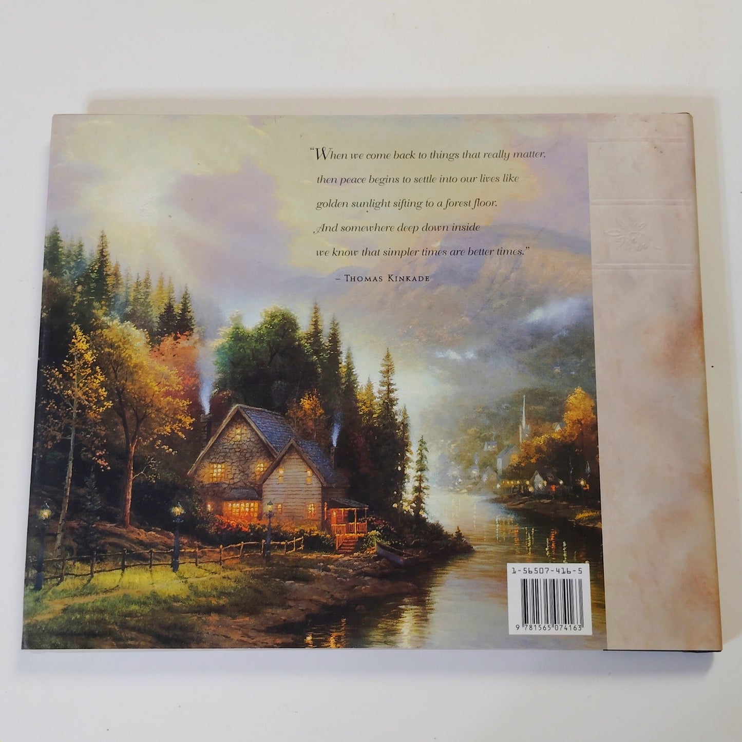 Simpler Times Thomas Kinkade 1994 Hardcover Gift Book 11.25" x 9.75"