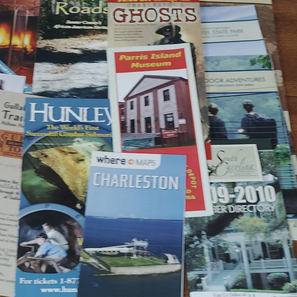 SC & GA Travel Ephemera Lot: 2009-2010 Brochures, Maps, Guides - Pre-Owned