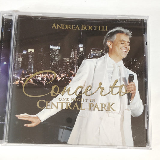 Andrea Bocelli Concerto: One Night in Central Park Live CD 2011 NY Philharmonic