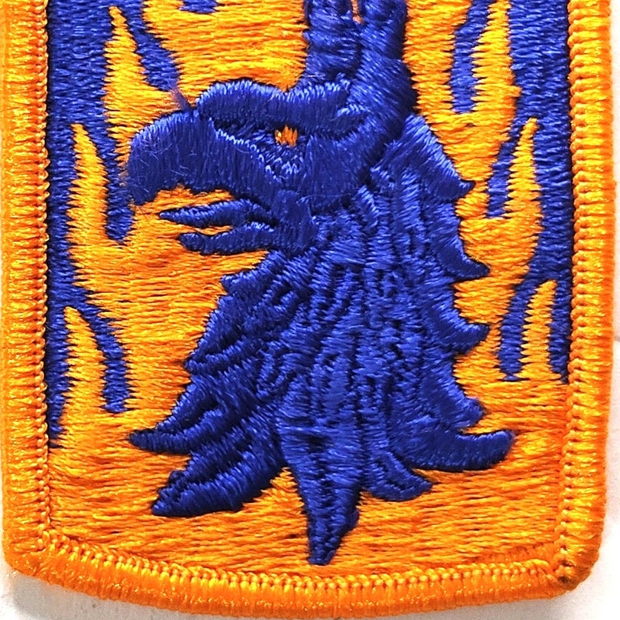 US Army 12th Aviation Brigade Novelty Patch Full Color 3" × 2" Sew‑On