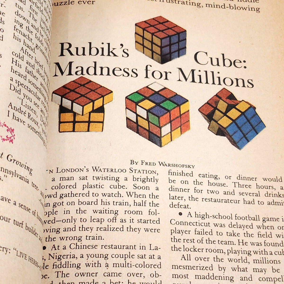 Reader's Digest May 1981 Magazine - Alan Alda, Rubik's Cube, Vol. 118 No. 709