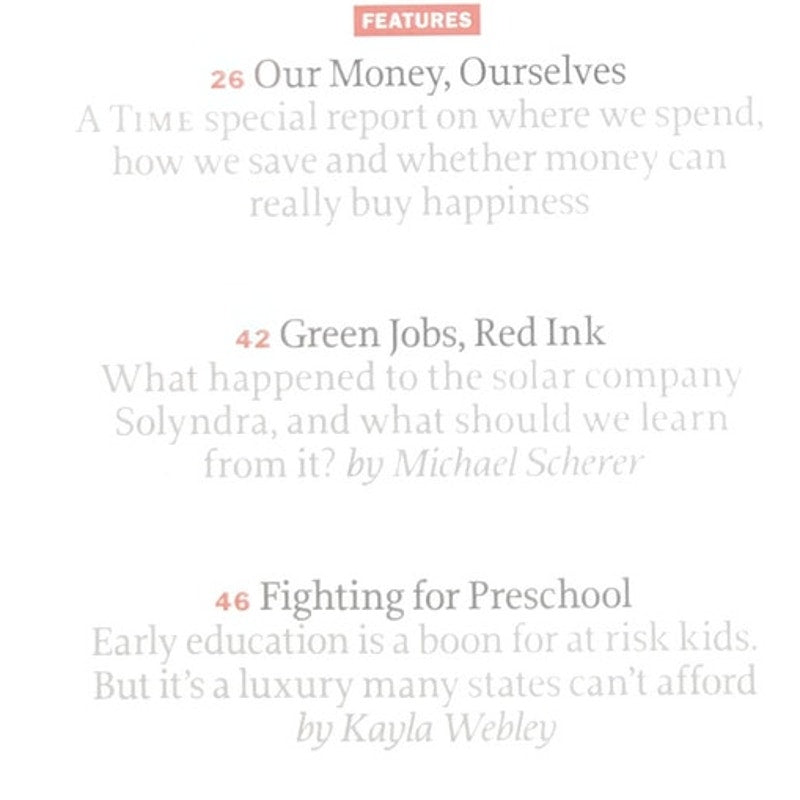TIME Magazine October 10 2011 What We Spend Money On, Andy Rooney, Hank Williams