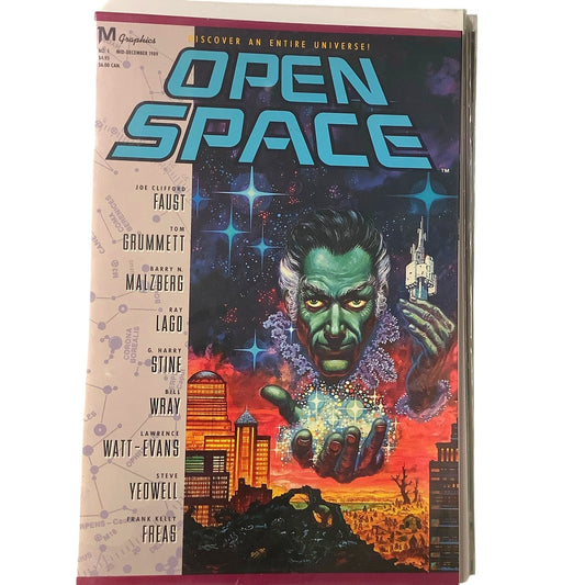 Open Space #1, December 1989, M Graphics, Sci-Fi Anthology Series, 68 Pages