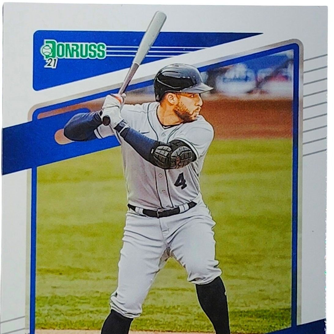 2021 Donruss George Springer #159 Houston Astros Outfielder Batting - VG/EX