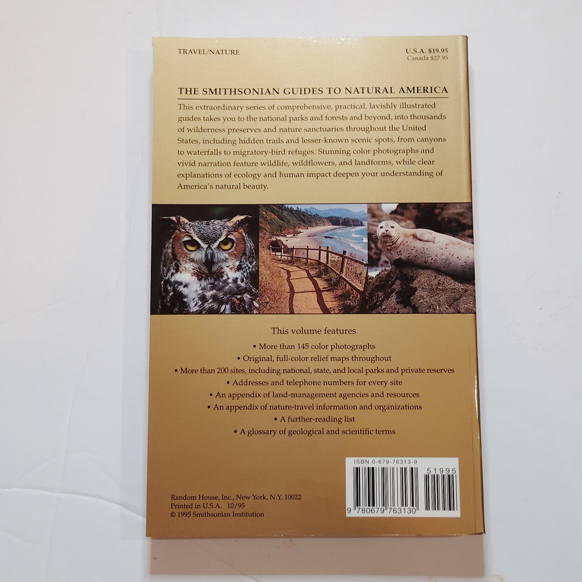 Smithsonian Guides Natural America Pacific Northwest WA OR Softcover - LN 1995