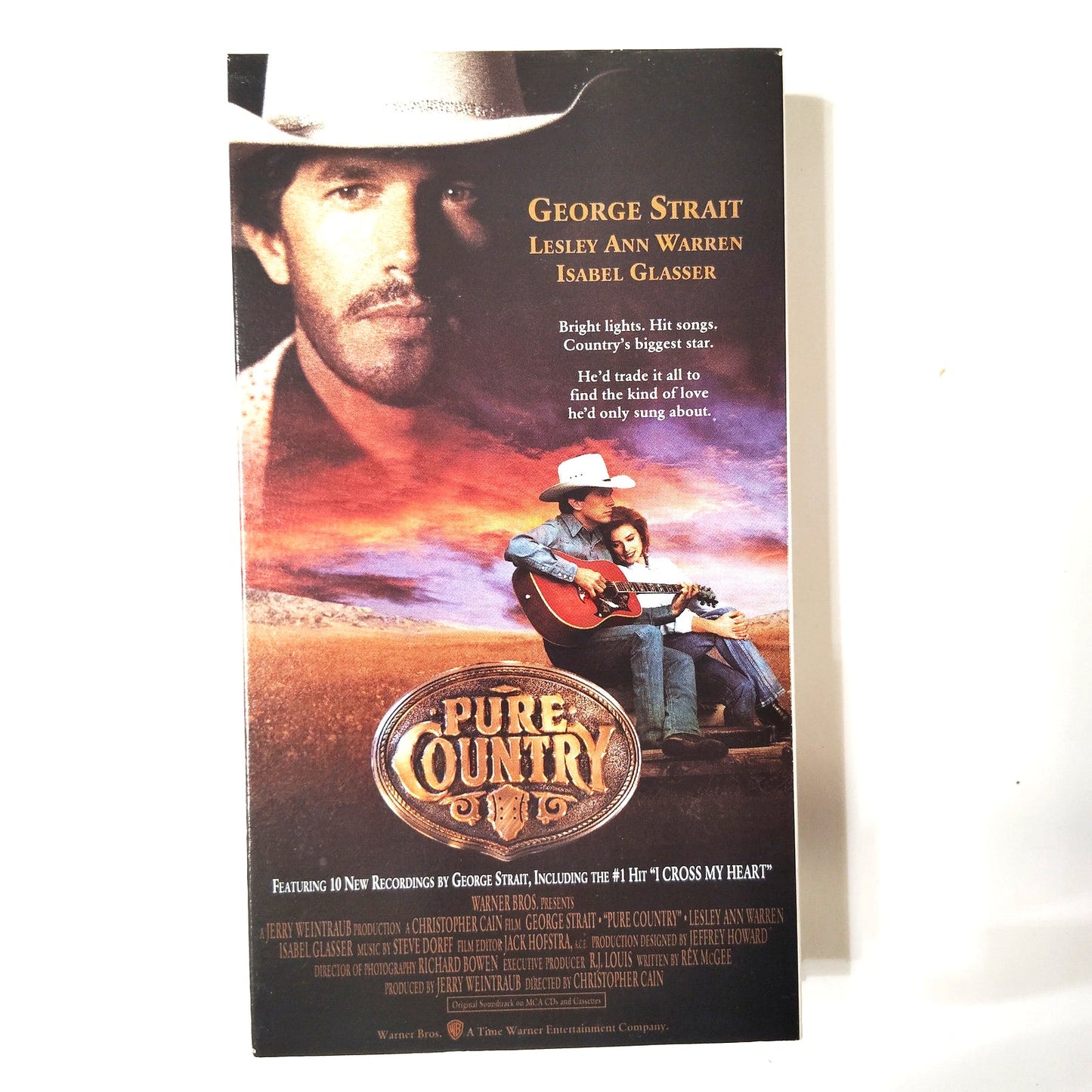 Pure Country VHS 1993 George Strait Christopher Cain Country Drama Warner Video